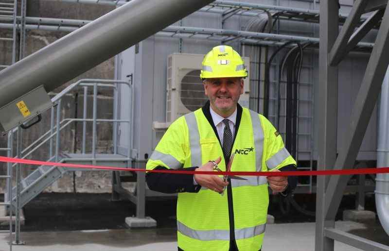 Eivind Nævdal-Bolstad, Byråd for byutvikling i Bergen åpnet pelletsanlegget ved NCC Rådal asfaltfabrikk 7. mai 2026